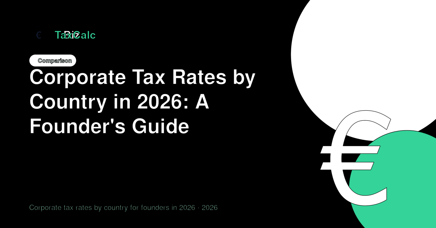 Corporate Tax Rates by Country in 2026: A Founder's Guide