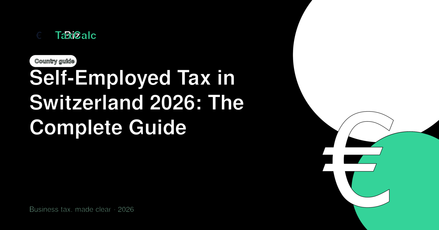 Self-Employed Tax in Switzerland 2026: The Complete Guide